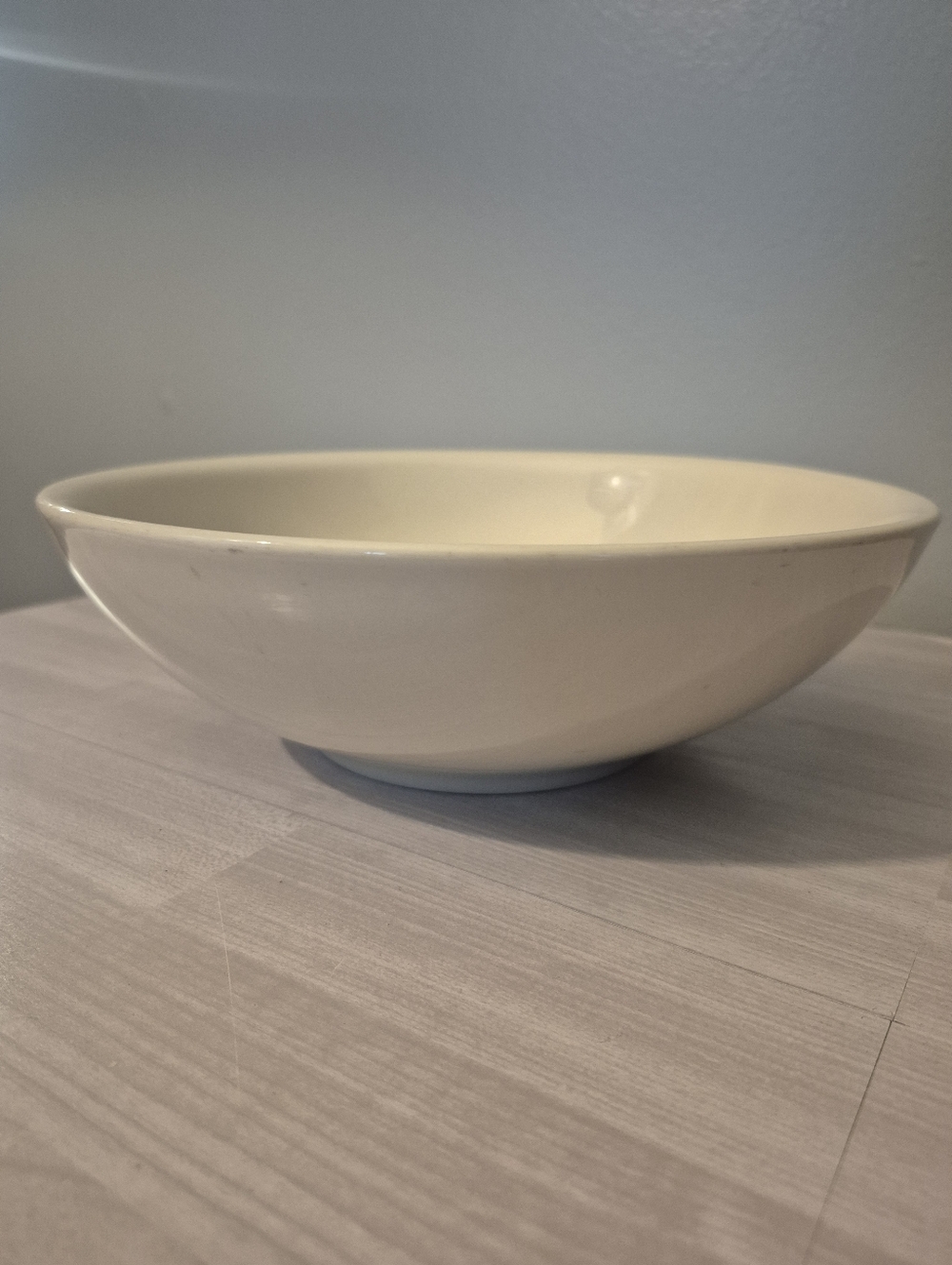 Vintage Hall Pottery- Classic Neutral Serving Bowl - Cream
